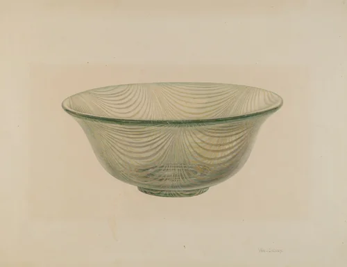 Bowl by Van Silvay, index of american design, 1941