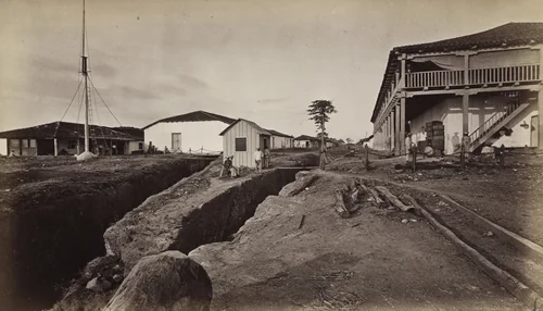 Acajutla by Eadweard Muybridge, photograph, 1875