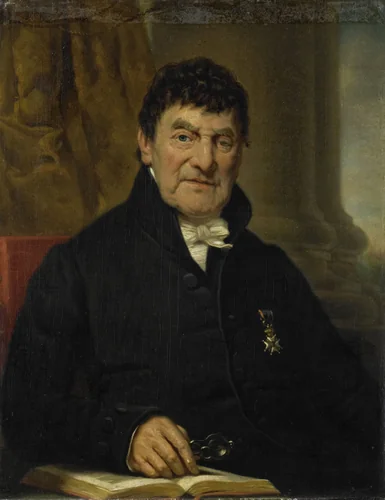 Dr Cornelis Hendrik à Roy (1751-1833), Physician and Biographer by Jan Adam Kruseman, painting, 1833