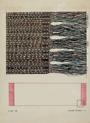 Scarf by Lyman Young, index of american design, 1937