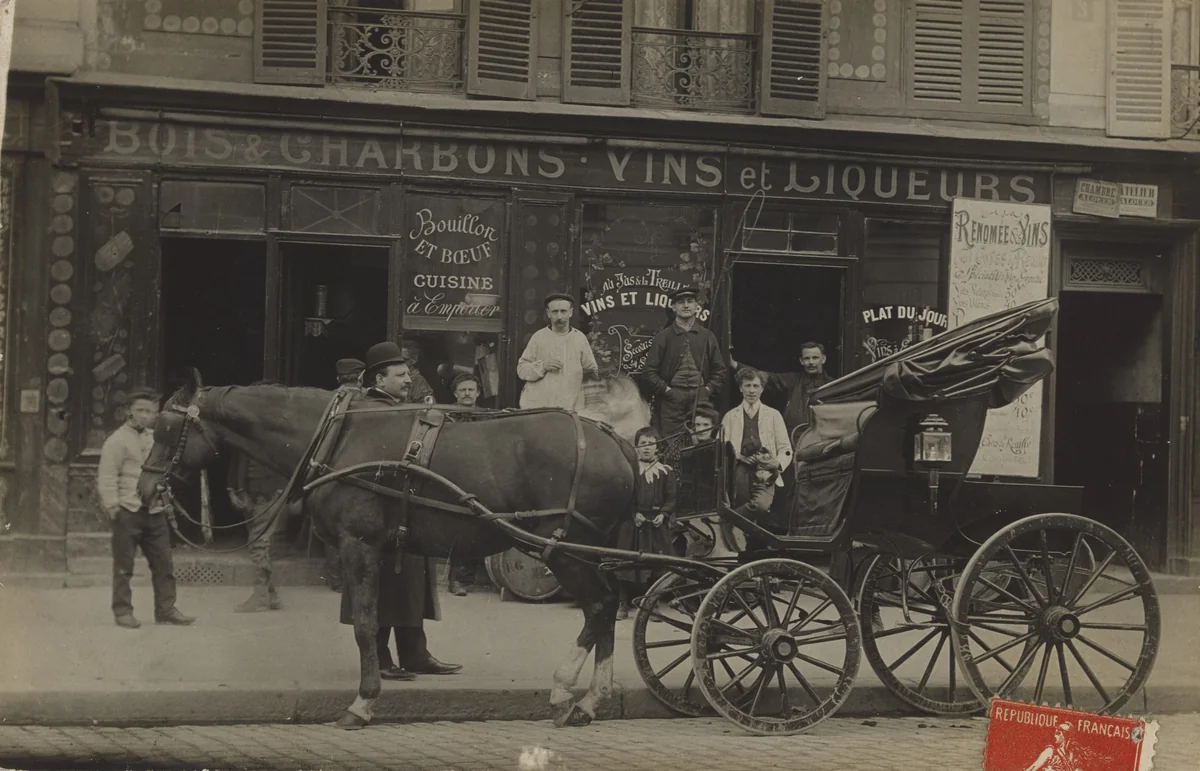 Bois & charbons , Paris by Unidentified Photographer, photograph, 1908