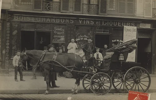 Bois & charbons , Paris by Unidentified Photographer, photograph, 1908