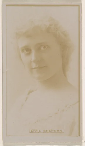 Effie Shannon, from the Actresses series (N245) issued by Kinney Brothers to promote Sweet Caporal Cigarettes by Kinney Brothers Tobacco Company, photograph, 1890