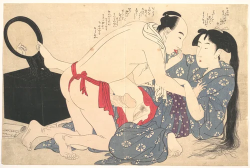 Erotic Print by Kitagawa Utamaro (喜多川歌麿), print, 1753-1806