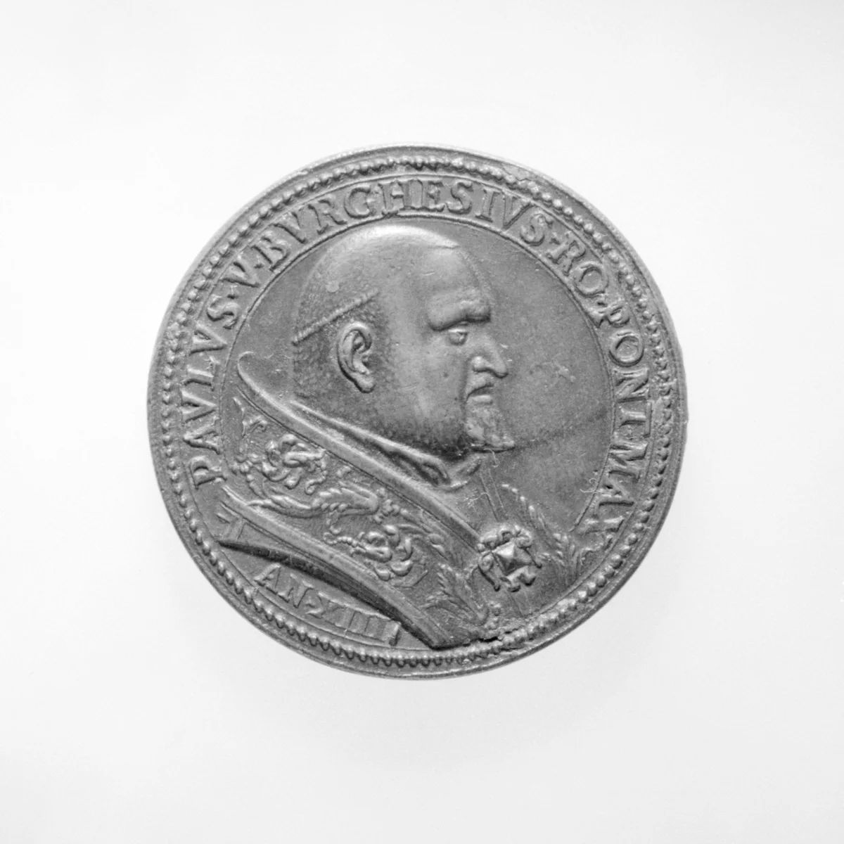 Paul V (Pope, 1605–21) by Giacomo Antonio Moro, metalwork, 1617