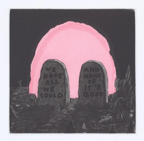 We Done All We Could and None of It's Good, A Nocturn by Trenton Doyle Hancock, print, 2010