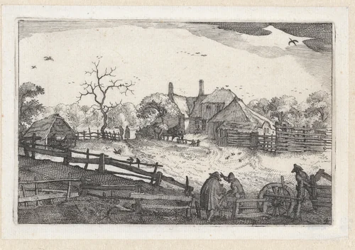 Pater's herberg by Claes Jansz Visscher, print, 1612-1652