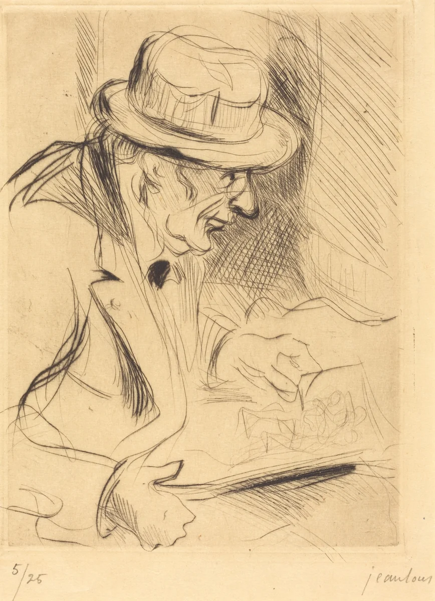 J.L. Forain by Jean-Louis Forain, print, 1907-1917