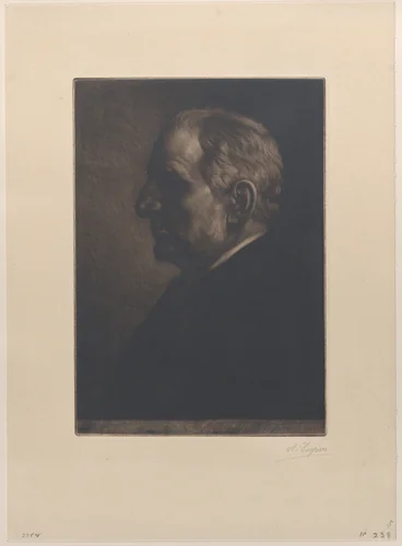 Portrait of Sir Francis Seymour Haden by Sir Francis Seymour Haden, print, 1881