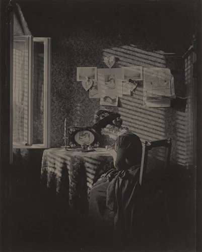 Sun Rays—Paula, Berlin by Alfred Stieglitz, photograph, 1889