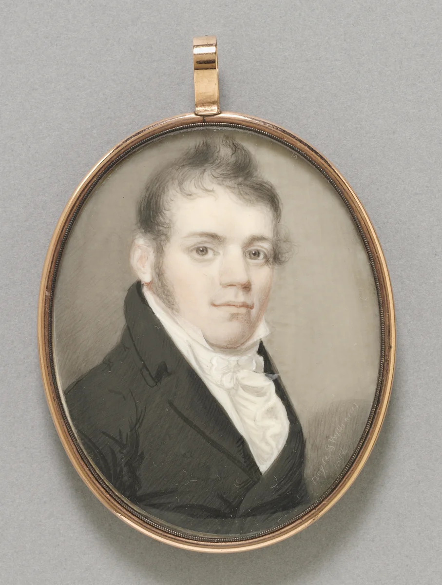 Portrait of John Clark by William Doyle, painting, 1814