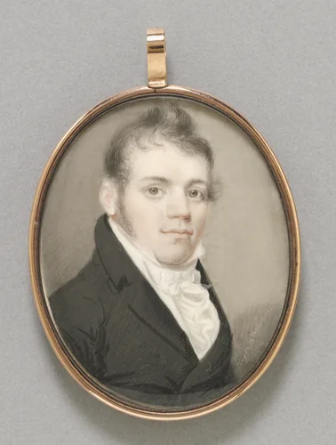 Portrait of John Clark by William Doyle, painting, 1814
