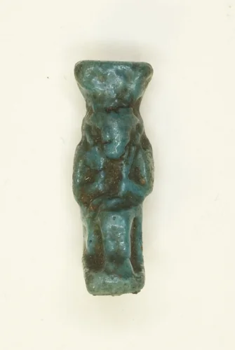 Amulet of the Goddess Hathor with Menat and Sistrum by Egyptian, metalwork, -664--332