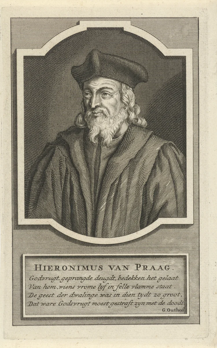Portret van Hiëronymus van Praag by Adolf van der Laan, print, 1694-1755