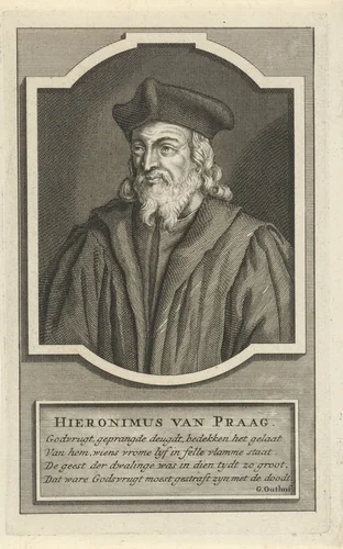 Portret van Hiëronymus van Praag by Adolf van der Laan, print, 1694-1755
