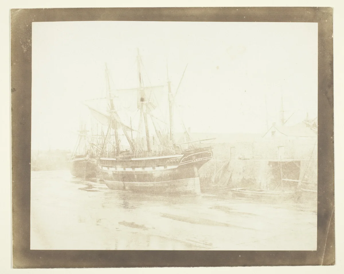 143. Copper Ore Vessel, Swansea by Calvert Jones, photograph, 1846