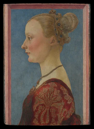 Portrait of a Woman by Piero del Pollaiuolo, painting, 1475-1485