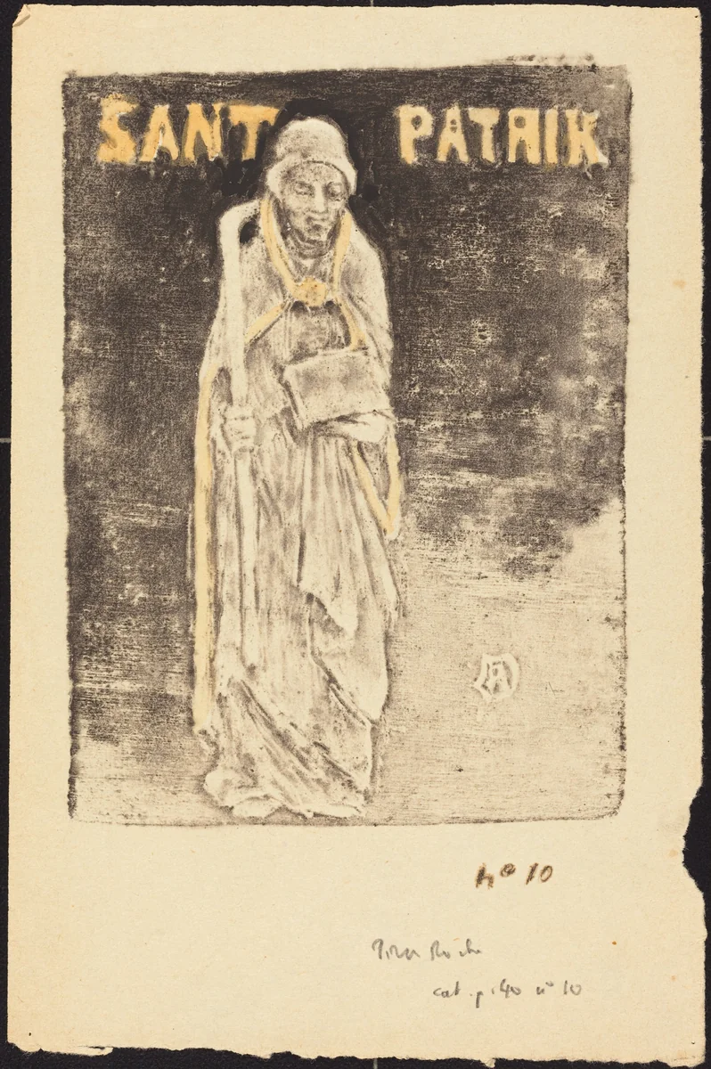Saint Patrice by Pierre Roche, print, 1855-1922