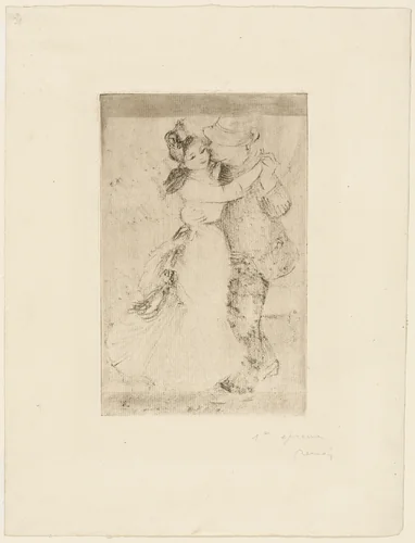 Dance in the Country by Pierre-Auguste Renoir, print, 1885-1895