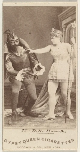 Belle Howorth, from the Actors and Actresses series (N171) for Gypsy Queen Cigarettes by Goodwin & Company, photograph, 1886-1890