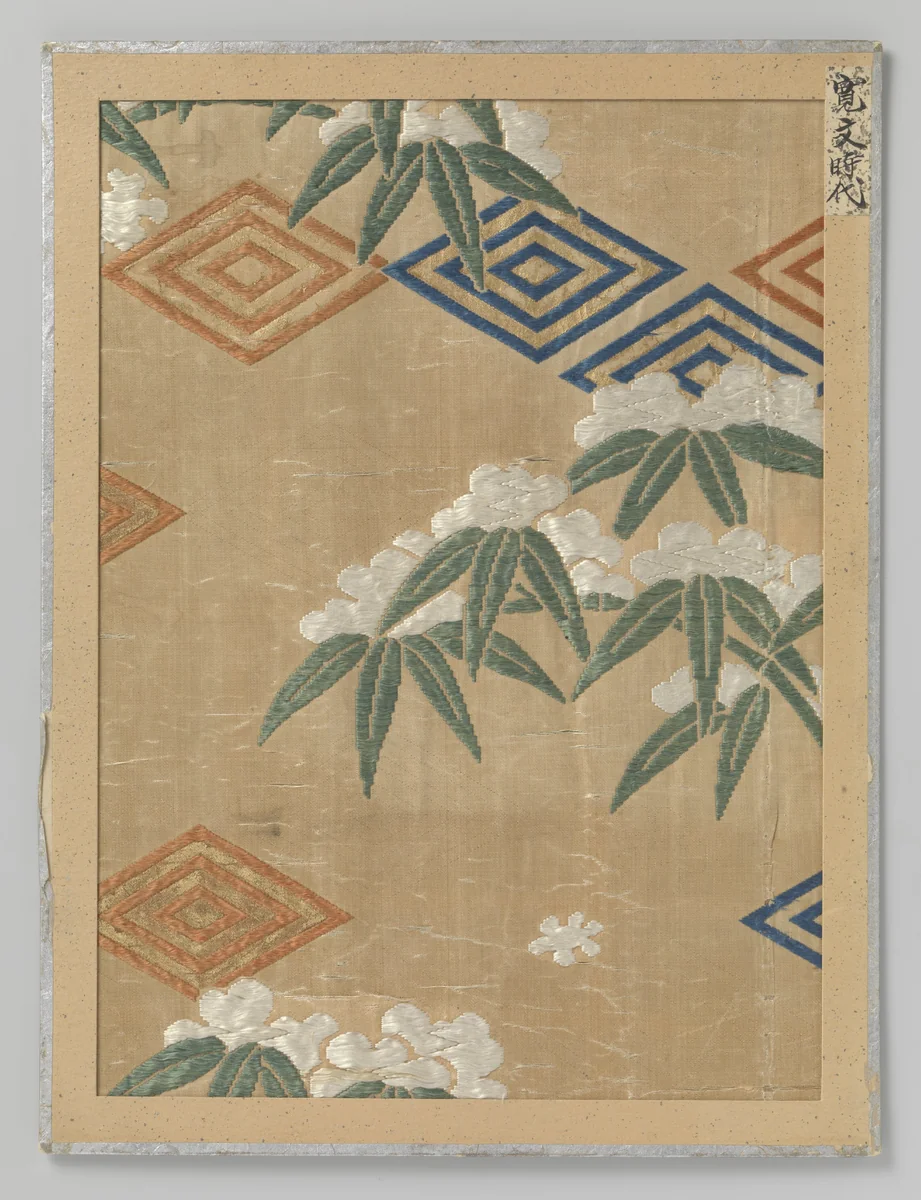 Fragment textiel by anonymous, textile, 1661-1673
