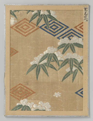 Fragment textiel by anonymous, textile, 1661-1673