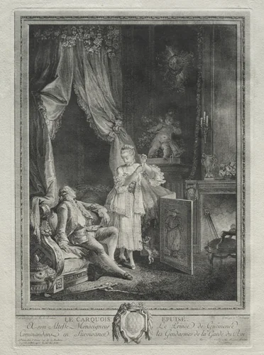 The Empty Quiver by Nicolas Delaunay, print, 1770-1780