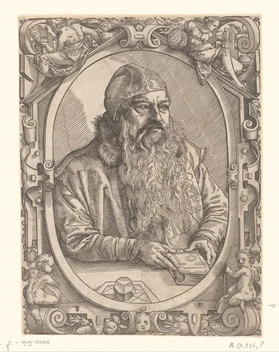Portret van Stephan Brechtl by Unknown, print, 1574