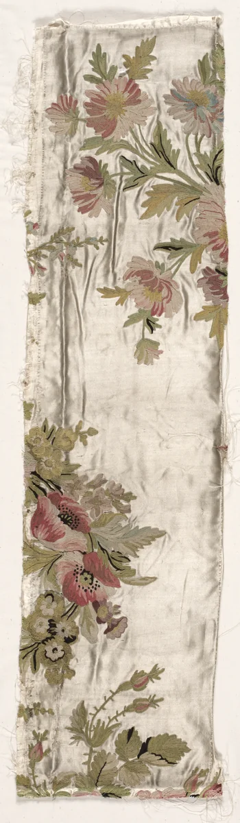 Coverlet Fragment by Philippe de Lasalle, textile, 1755-1775