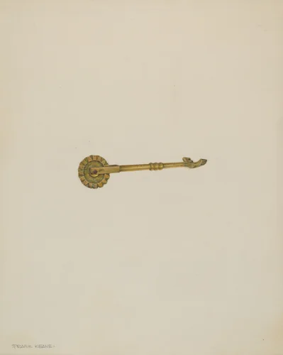 Pie Crust Fluter by Frank M. Keane, index of american design, 1939