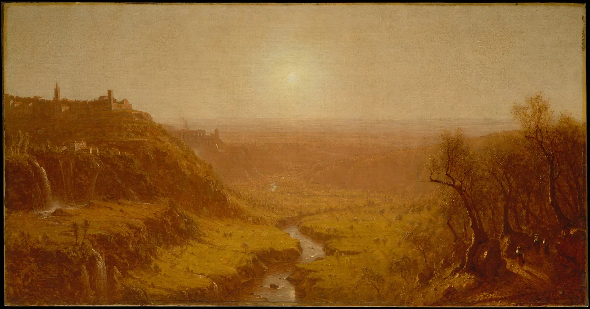 Tivoli by Sanford Robinson Gifford, artwork, 1870