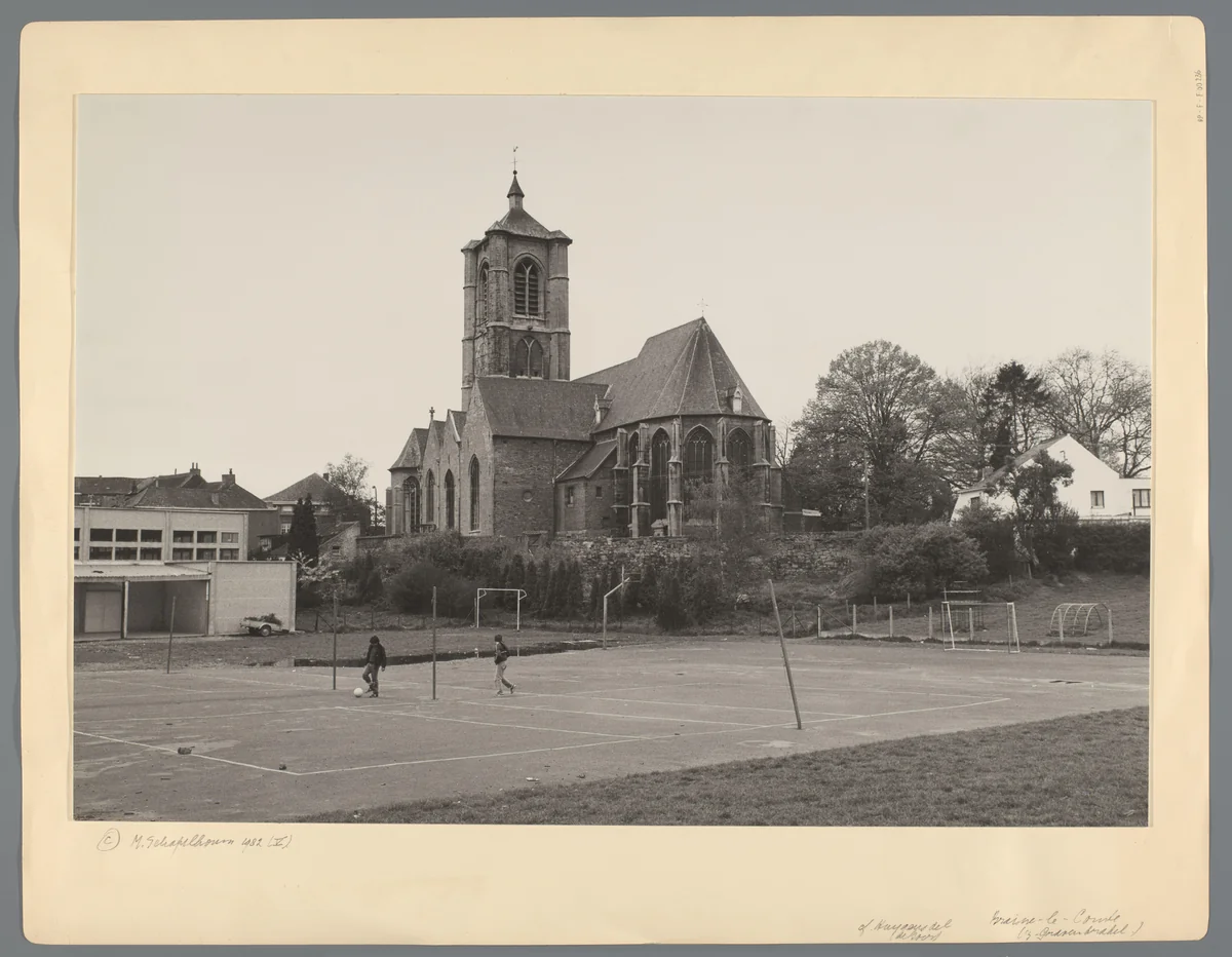 De kerk van Braine-le-Comte by Marijn Schapelhouman, photograph, 1982