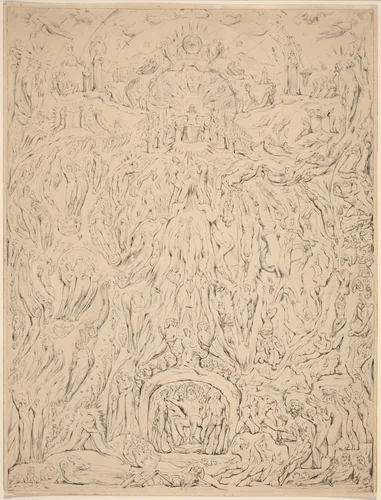 The Last Judgment by William Blake, drawing, 1809