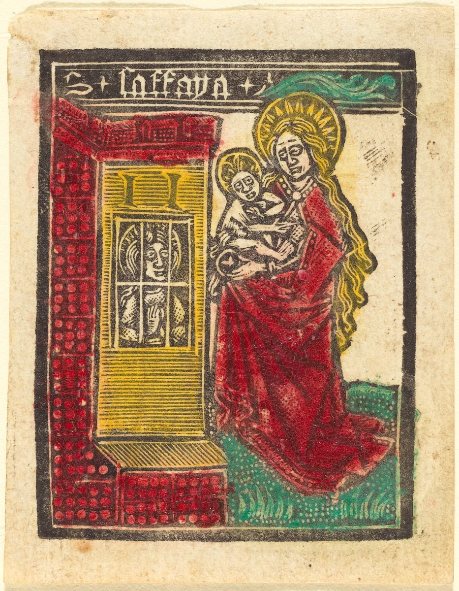Saint Sophia by Master of the Aachen Madonna, print, 1480