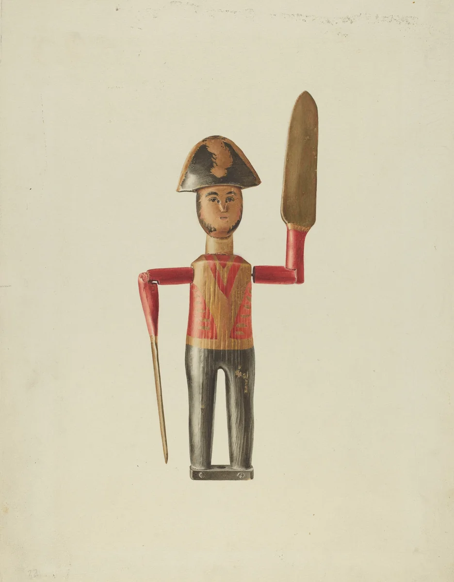 "Sailor Jack" Whirligig by Frances Cohen, index of american design, 1939