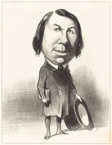 Comte de Montalembert by Honoré Daumier, print, 1849