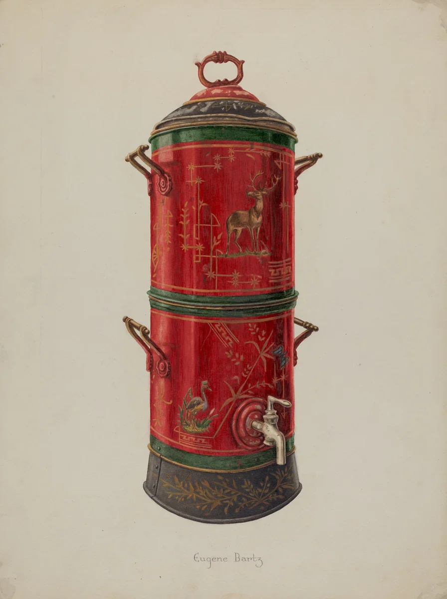 Portable Crock Filter by Eugene Bartz, index of american design, 1938