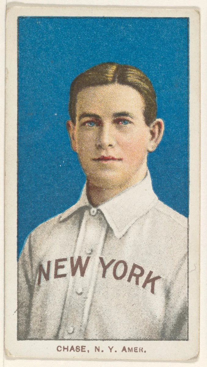 Chase, New York, American League, from the White Border series (T206) for the American Tobacco Company by American Tobacco Company, print, 1909-1911
