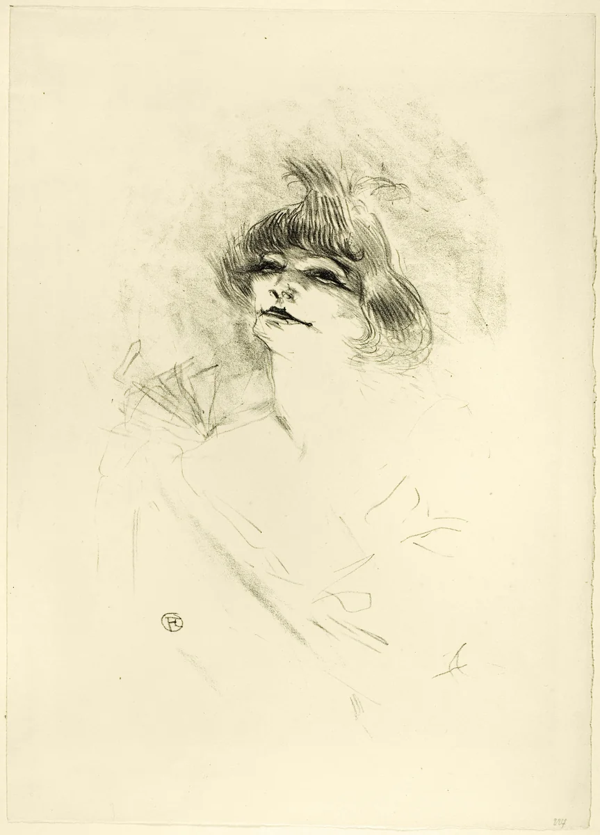 Polaire by Henri de Toulouse-Lautrec, print, 1898