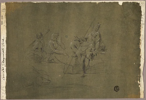 Return of the Prodigal Son by Alessandro Magnasco, drawing, 1687-1749