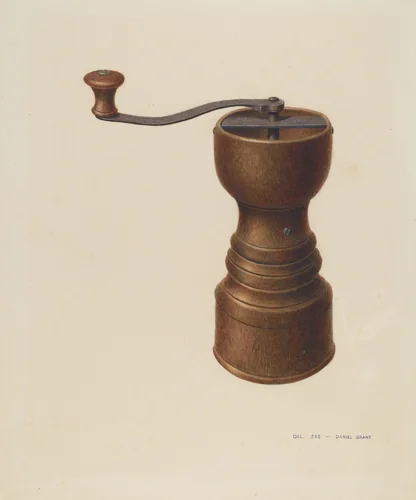 Coffee Grinder by D.J. Grant, index of american design, 1939
