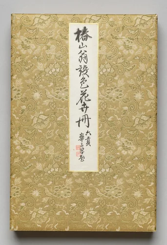 Flowers and Grasses by Tsubaki Chinzan (椿椿山), book, 1841