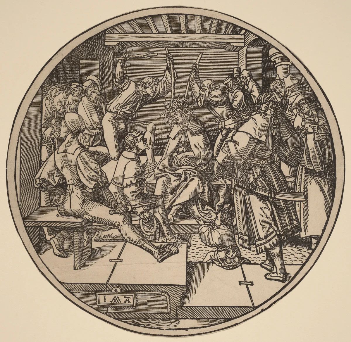 Christ Crowned with Thorns by Jacob Cornelisz van Oostsanen, print, 1511