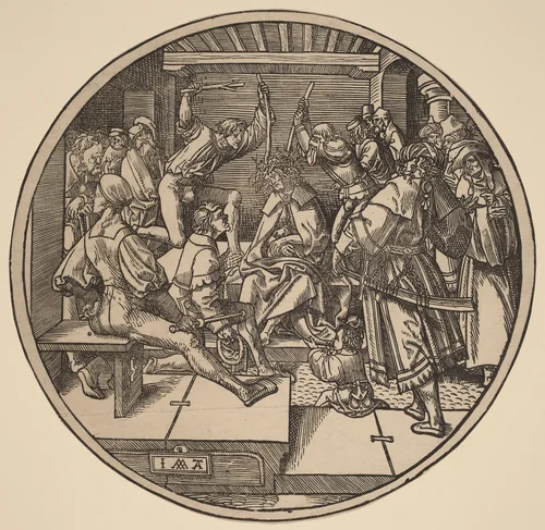 Christ Crowned with Thorns by Jacob Cornelisz van Oostsanen, print, 1511