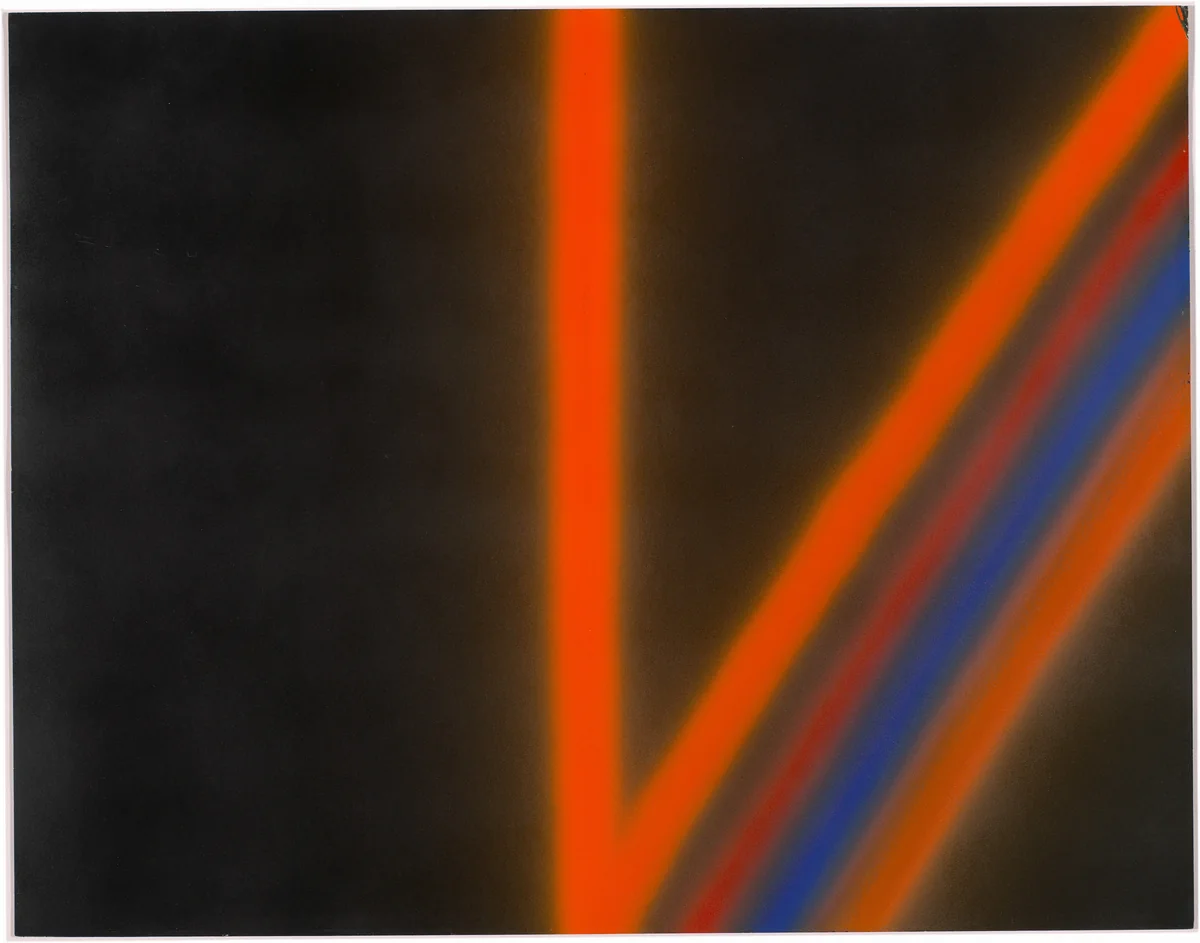 Greensboro by Stephen Antonakos, drawing, 1969