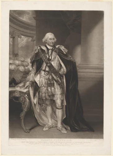 Lord Cornwallis by William Ward, print, 1799