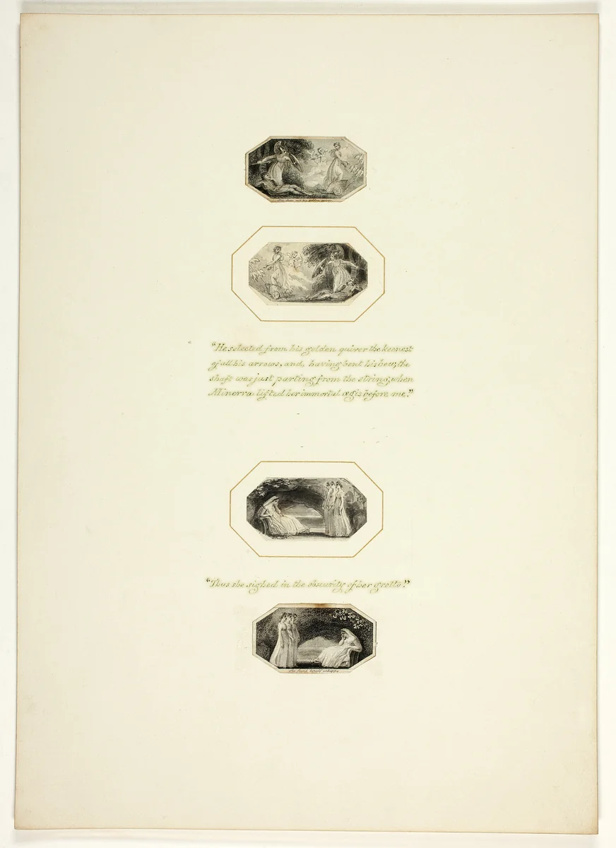 Plate from Telemachus by Thomas Stothard, print, 1793-1803