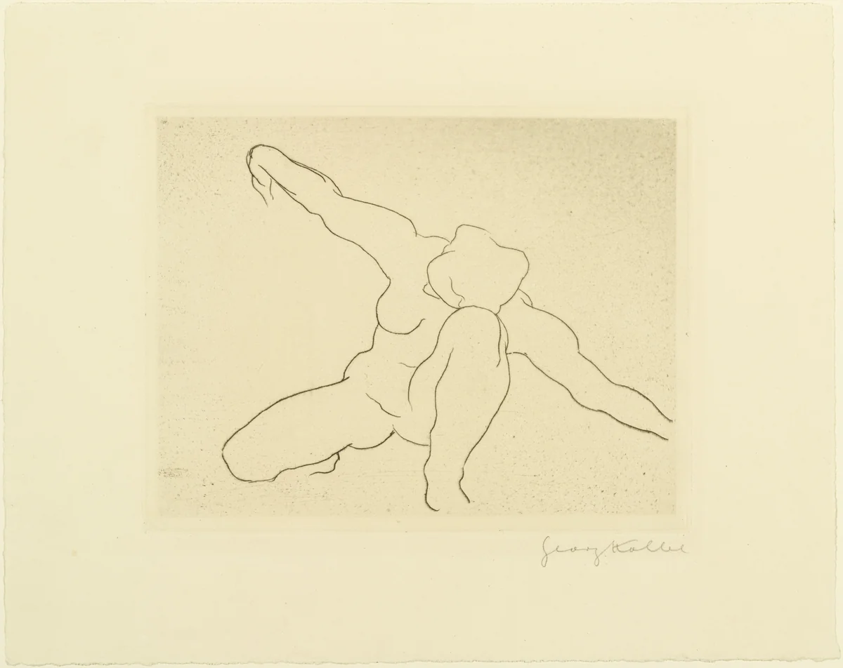 Call of the Earth (Ruf der Erde) by Georg Kolbe, print, 1933