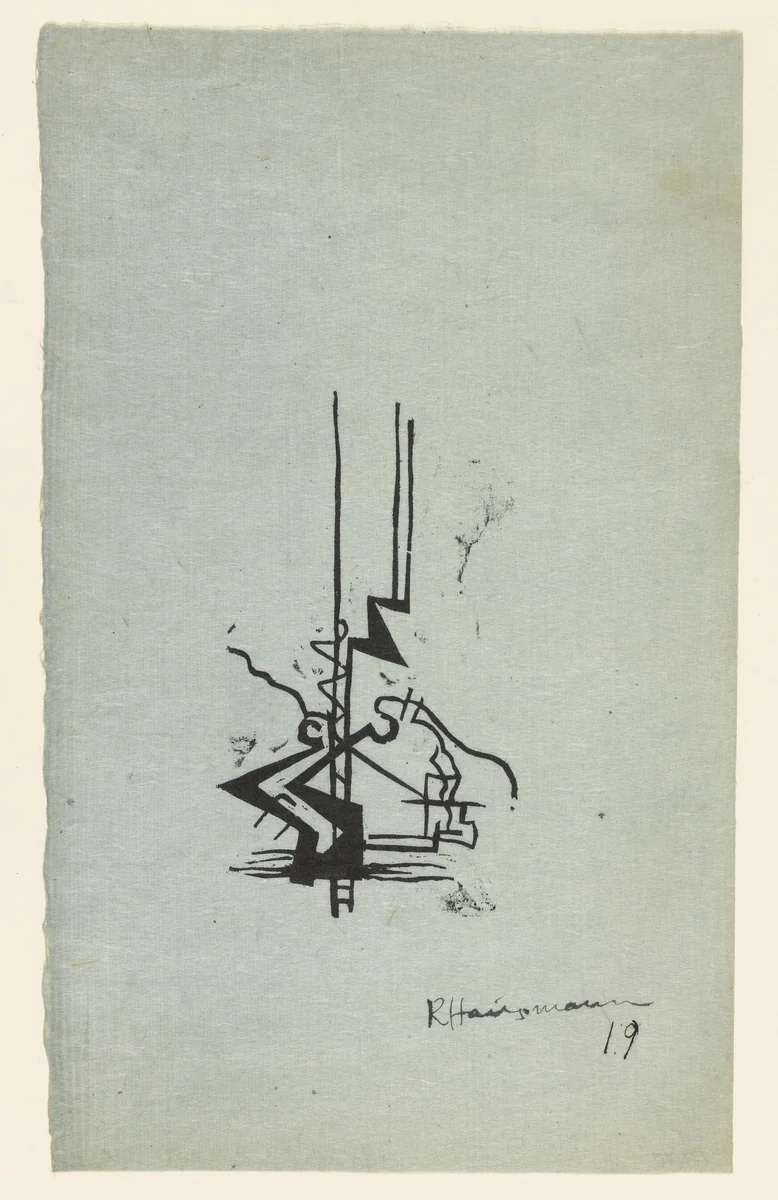 Untitled by Raoul Hausmann, print, 1919