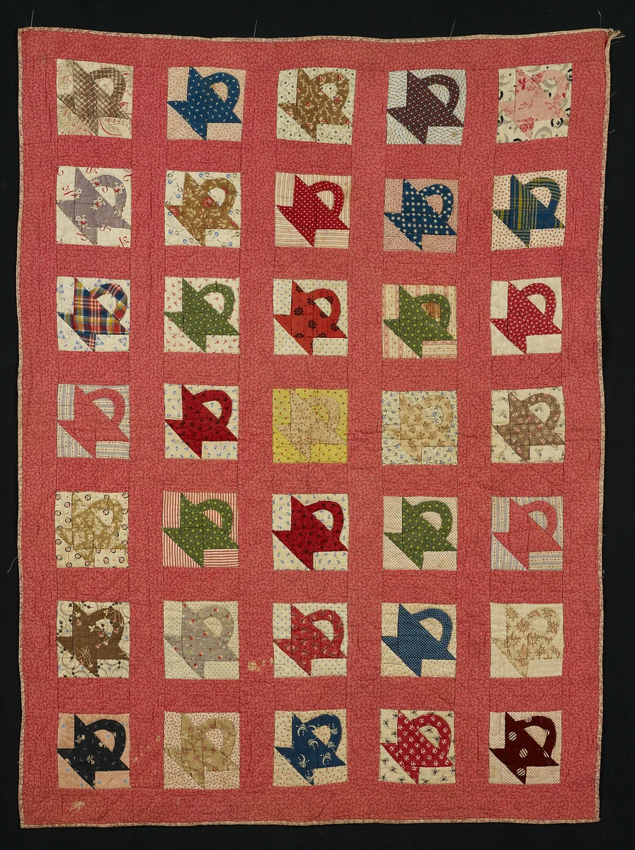 Crib Quilt by United States, textile, 1801-1900
